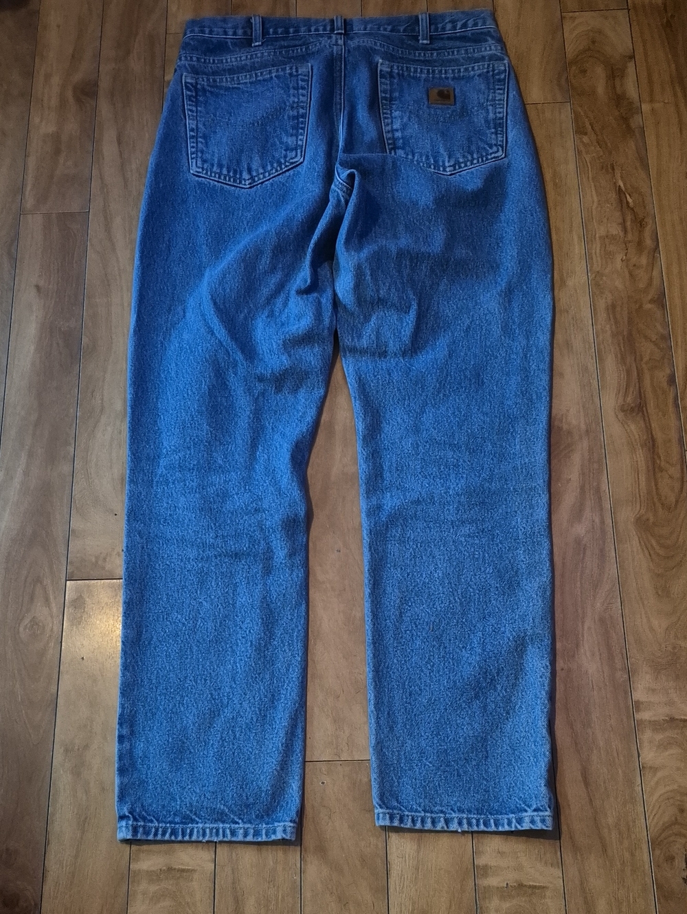 Carhartt Men's Blue Straight-Leg Jeans